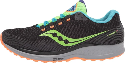 Vista 8 de Saucony Tenis Canyon Tr Trail para correr para hombre, PinoNaranja