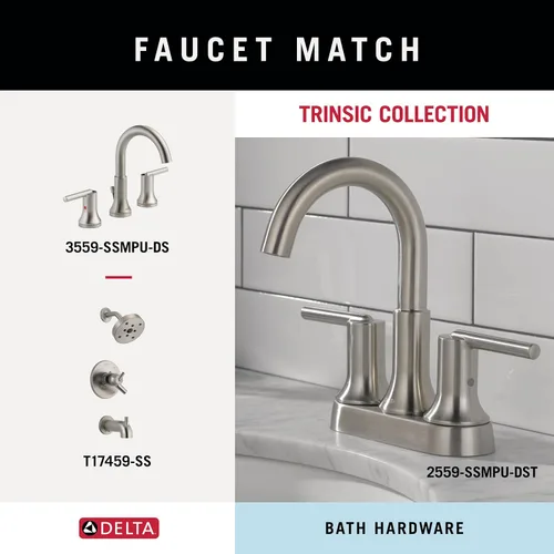 Vista 5 de Delta Faucet 75935-SS Trinsic – Gancho para bata, acero inoxidable Acero inoxidable brillante