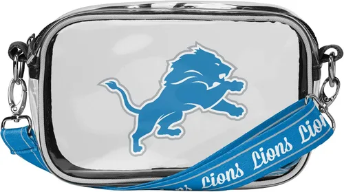 Vista 6 de FOCO NFL Womens NFL Team Logo Stripe Clear Crossbody Bag