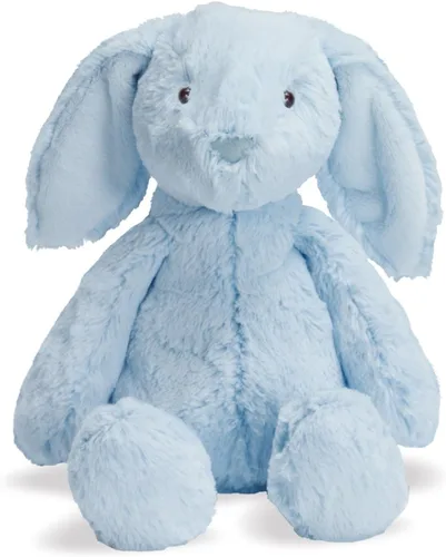 Vista 8 de Conejo de peluche Bailey Bunny de Manhattan Toys, azul, 12 pulgadas, Conejito binky rosa, 12