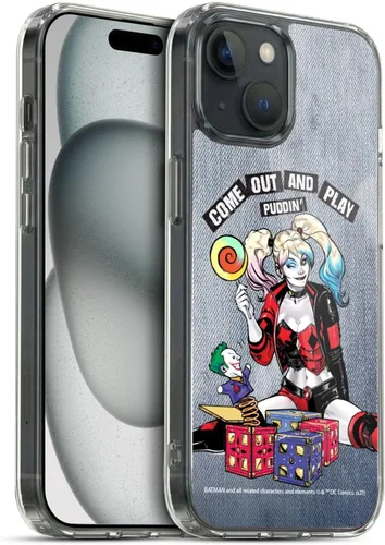 Vista 46 de Head Case Designs Funda de gel suave con licencia oficial de Batman DC Comics Bubblegum Harley Quinn Graphics compatible con Apple iPhone 7