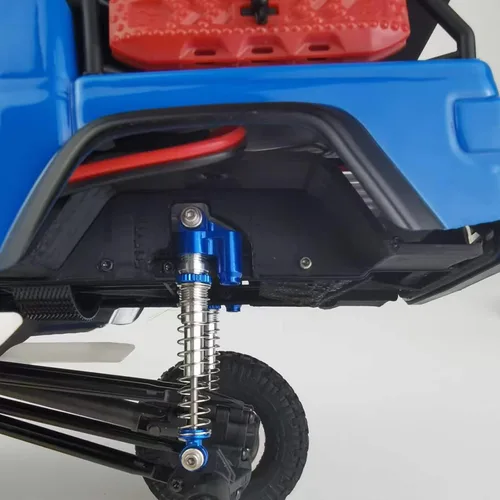 Vista 5 de SWX Amortiguador ajustable RC Shocks de 1.693 in para 1/24 RC Crawler Car Axial SCX24 AXI90081 Deadbolt AXI00001 AXI00002 mejoras (azul)