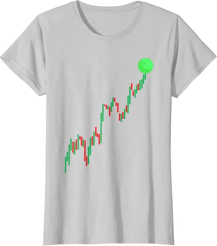 Vista 48 de Cute Stock Trading Design for Men Women Stock Market Trader T-Shirt Asphalt Grey