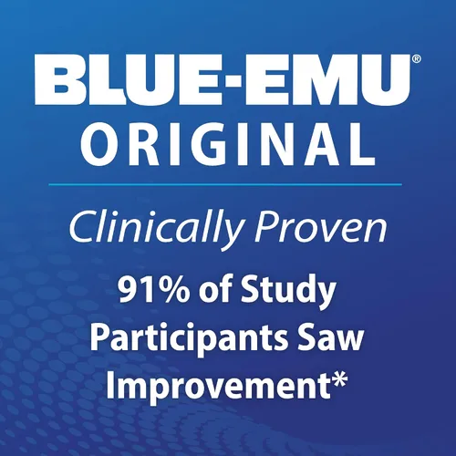 Vista 2 de BLUE-EMU Original Super Strength Cream, calmante muscular y articular, 2 onzas Supports muscles and joints with glucosamine & MSM. Safe to use
