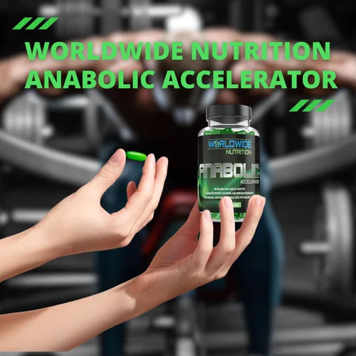 Vista 5 de Worldwide Nutrition Acelerador anabólico - Suplemento diario para hombres - 180 cápsulas - Apoya la energía, la recuperación del entrenamiento