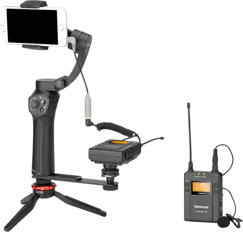 Vista 3 de Saramonic UWMIC9 sistema de micrófono inalámbrico de 96 canales, UHF digital