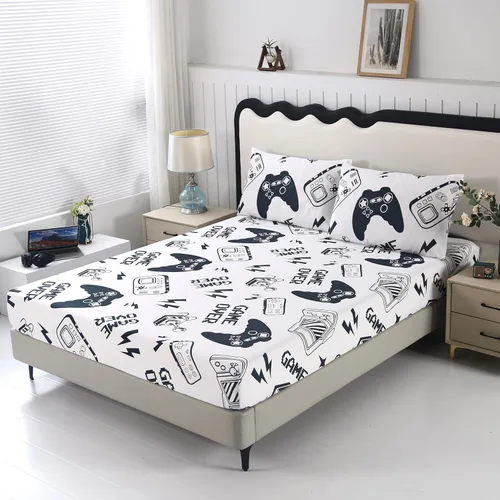 Vista 9 de SDIII Sábana bajera ajustable de mariposa colorida con 2 fundas de almohada, bolsillo profundo, microfibra suave, tamaño individual, para niños