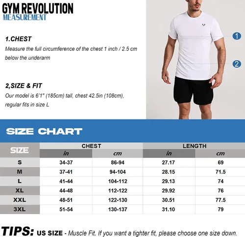 Vista 3 de GYM REVOLUTION Camiseta sin mangas para hombre, con estampado muscular, para entrenamiento, gimnasio, fitness, sin mangas
