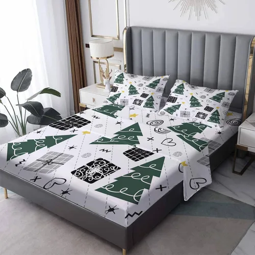 Vista 10 de Sábanas de camuflaje tamaño Queen – Sábanas de cama de fósil de dinosaurio, microfibra suave, bolsillo profundo, sábanas y fundas de almohada