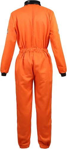 Vista 3 de Disfraz de astronauta para adulto, para mujer, traje completo de Zhitunemi