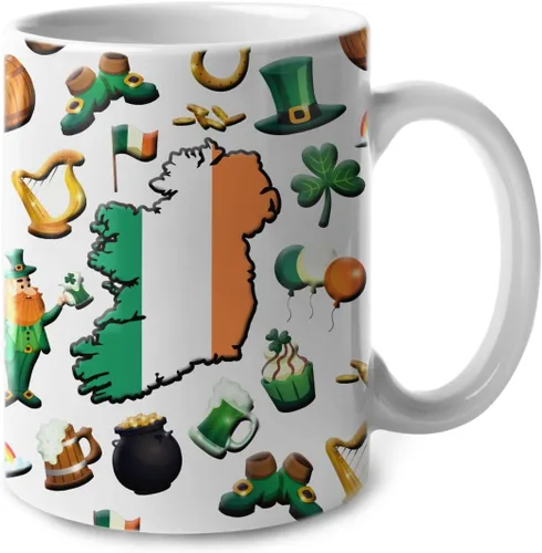 Vista 32 de Lotacy Taza de café con símbolos de Cuba con bandera de mapa, taza de cerámica de bandera cubana de 11 onzas, recuerdo de Cuba y regalos, idea