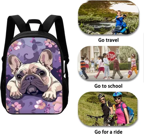 Vista 166 de HUGS IDEA Los animales frescos 3D niños escuela libro bolsa niños impresión mochilas, Baloncesto, Moderno