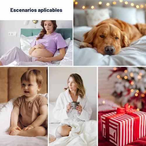 Vista 7 de FELTYBED - Protector de colchón impermeable tamaño individual, funda de cama de tela de aire 3D suave y transpirable, funda de colchón con bolsillo