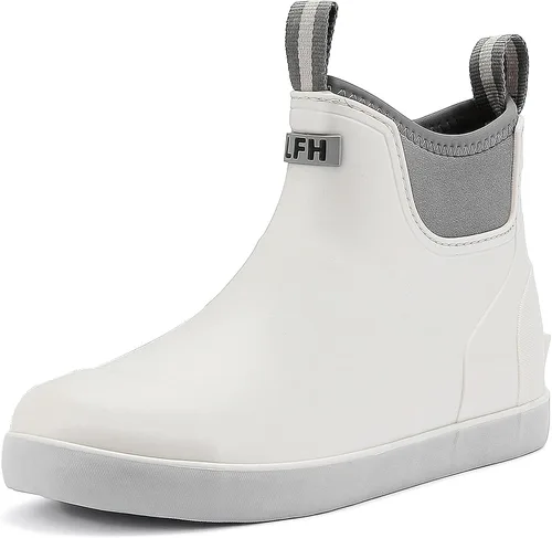 Vista 12 de Botas de cubierta para hombre, impermeables, antideslizantes, botas Gris