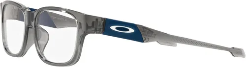 Vista 3 de Oakley Oy8021a - Marco cuadrado para lentes graduados de nivel superior para niños, lente demoahumado gris pulido