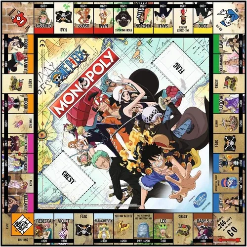 Vista 2 de Juego de mesa Monopoly de One Piece para 2-8 jugadores