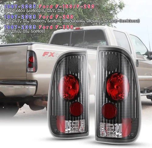 Vista 3 de Luces traseras compatibles con Ford 1997 1998 1999 2000 2001 2002 2003 F-150/F-250/F-350 Styleside XLT XL XLR Lariat Outlaw KingRanch Highine luces