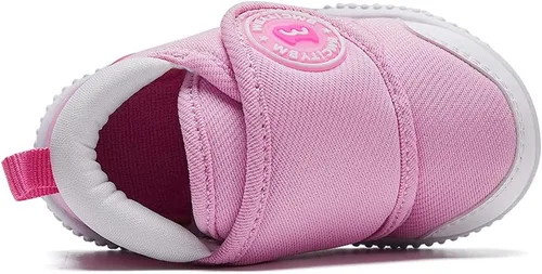 Vista 4 de BMCiTYBM Zapatos de bebé niño niña bebé zapatillas de invierno cálido antideslizante primeros caminantes 6-24 meses