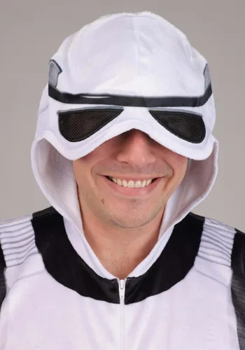 Vista 2 de Disfraz Enterizo Deluxe de Stormtrooper para Adultos de Star Wars Multicolor
