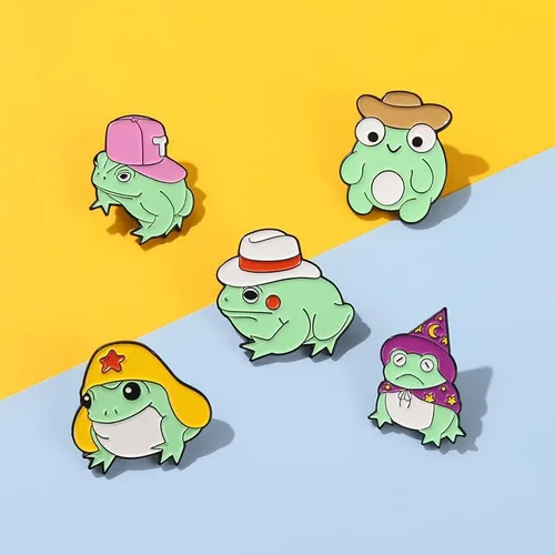 Vista 2 de MOMEITU Pines Kawaii, alfileres estéticos de mochila, lindos pines de anime, bonitos pines esmaltados, pines de mochila Kawaii lindos pines