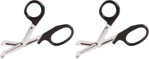 Vista 7 de Briggs Tijeras de trauma, tijeras de vendaje, tijeras de enfermería, tijeras de corte de precisión utilitaria/paramédico, 5.5 pulgadas, color negro
