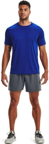 Vista 2 de Under Armour Camiseta Tech 2.0 SS para hombre novedosa camiseta suelta verde claro.