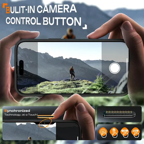 Vista 245 de TOCOL Funda para iPhone 11, compatible con Magsafe, protección completa de cámara, imanes integrados, protección contra caídas, funda translúcida