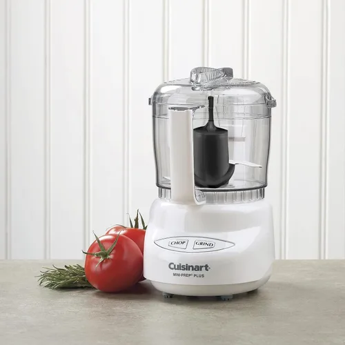 Vista 6 de Cuisinart Mini Prep Plus blanco 3 tazas DLC-2AC