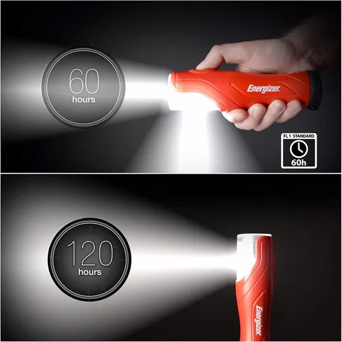 Vista 6 de Energizer WeatherReady - Luz LED flotante de mano, 100 lúmenes, IPX7 impermeable, linterna LED de plástico duradero, gran linterna impermeable