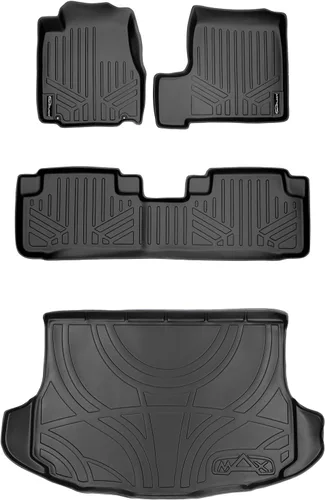 Vista 25 de MAXLINER Juego de alfombrillas de primera fila para Honda CR-V 2007-2011