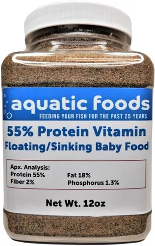 Vista 6 de 55% Proteína Rica en Vitaminas Flotante/Hundido Fry, Bebé, Pescado Tropical Comunitario, Cíclidos, Tetras All Tropical Fish Food... Botella de 3 oz