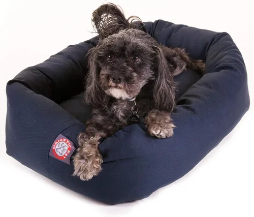 Vista 17 de Majestic Pet Products - Cama en forma de bagel para perro, color caqui, 32 pulgadas