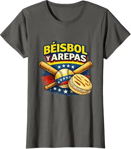 Vista 62 de Camiseta Beisbol y Arepas Venezuelas Baseball Pride Team 2026