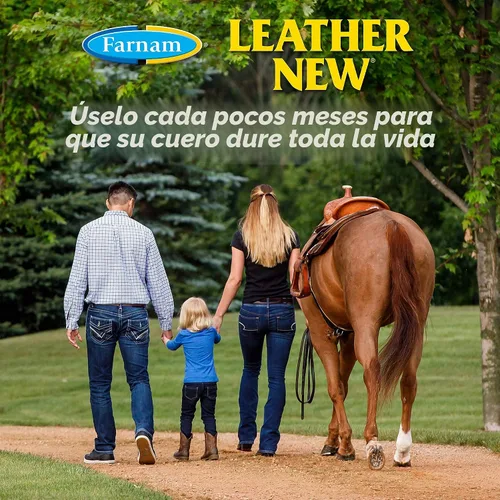 Vista 4 de Farnam Leather Nuevo limpiador de sillín y cuero de glicerina fácil de pulir, 16 onzas