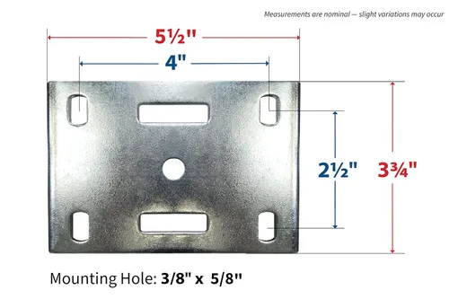 Vista 7 de Shepherd Hardware 8734 Rueda giratoria de puerta con resorte libre de pinchazos de alta resistencia con soporte universal, rueda de 8 pulgadas