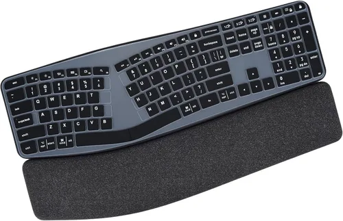 Vista 8 de Logitech MK320-YR002/Y-R0009 - Funda para teclado de escritorio inalámbrico Logitech MK320-YR002/Y-R0009, protector de teclado transparente