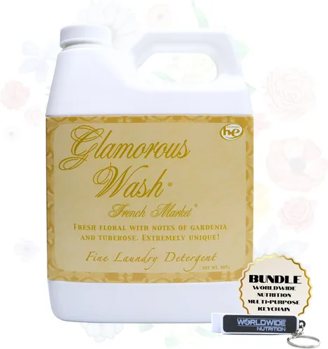 Vista 21 de Worldwide Nutrition Paquete Compatible con Tyler Glamorous Wash Diva Detergente Líquido para la Ropa - Lavable a Mano y a Máquina Detergente