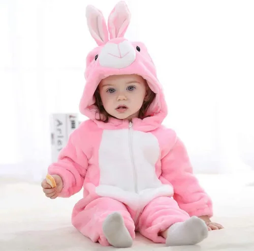 Vista 2 de Disfraz de animal para bebé, traje unisex para niños pequeños, disfraz de Halloween