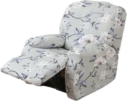 Vista 17 de Eco-Ancheng Fundas reclinables Lazyboy de 4 piezas, fundas para sofá reclinable, fundas antideslizantes para sillas reclinables, con bolsillos