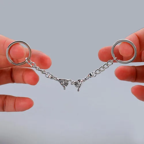 Vista 3 de Pinky Promise - Regalo para parejas, regalo de aniversario de un año, San Valentín, novio, regalos de cumpleaños para novio, novia, mejor amigo