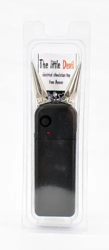 Vista 2 de Little Devil Estimulador eléctrico compacto eléctrico fetiche juguete sexual similar a la unidad de decenas o varita violeta