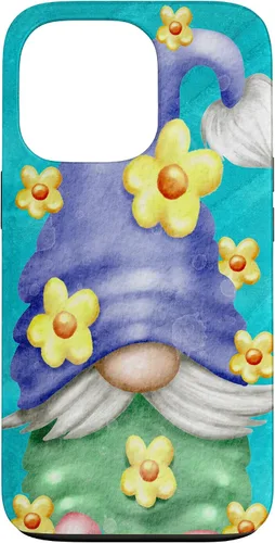 Vista 10 de Floral Spring Gnome for Garden Mom and Summer Cute Flower Case for iPhone 17
