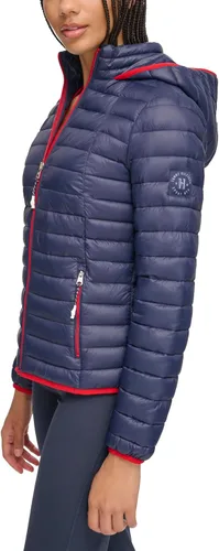 Vista 3 de Tommy Hilfiger Chaqueta ligera con capucha para mujer