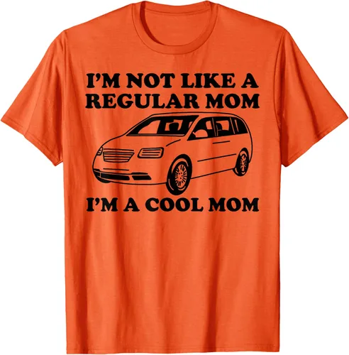 Vista 33 de Camiseta divertida de mamá con texto en inglés "I'm Not Like A Regular Mom I'm A Cool Mom", Blanco, S