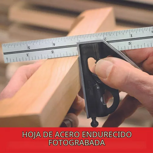 Vista 5 de Starrett Cuadrado combinado de acero con cabeza cuadrada, longitud de hoja