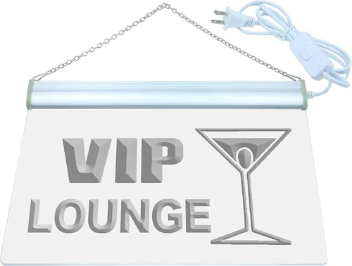 Vista 2 de ADVPRO Señal de neón m103-b VIP Lounge Cocktails