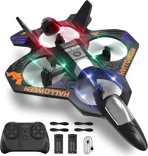 Vista 16 de 4DRC RC Planes Aviones de control remoto para niños y adultos, negro, 2