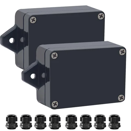 Vista 21 de Caja de conexiones Caja de conexiones IP65 impermeable de plástico ABS para proyectos eléctricos Caja de conexiones de alimentación Cajas