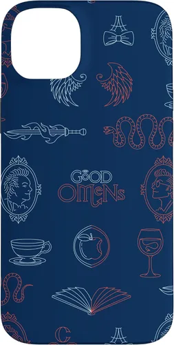 Vista 15 de iPhone 16 Good Omens - Funda Símbolos