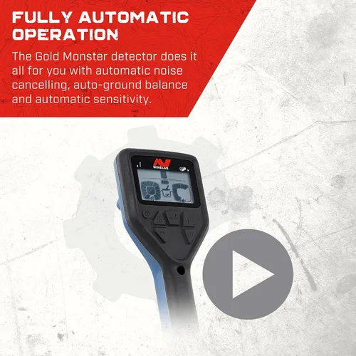 Vista 5 de Minelab Gold Monster 1000 - Detector de oro para adultos con bobina impermeable